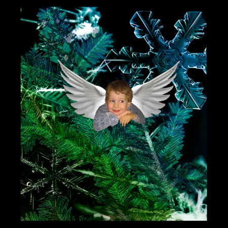 "MERRY CHRISTMAS" 2D CGI by Ildiko Malovecz